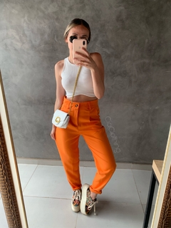 Calça Alfaiataria - laranja