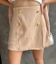 Shorts Saia Milão - nude - comprar online