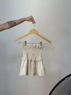 Blusa BOHO sem alças na internet