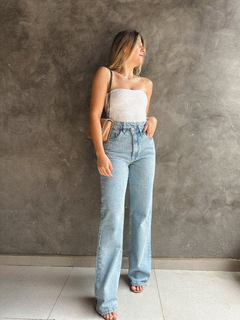 Body sem alças - off white - Cia Clothing