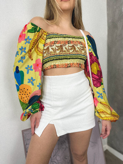 Saia Short Carla - off white