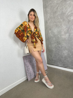 Saia Short Carla - nude - loja online