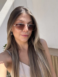 óculos retrô five - marrom - Cia Clothing