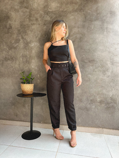 Cropped Noemi - preto - comprar online