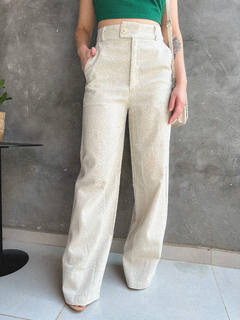 Imagem do Wide Leg Sthe viscolinho - cru