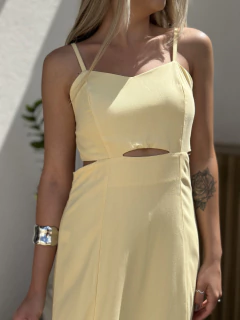 Imagem do Vestido midi alongado Miranda - manteiga