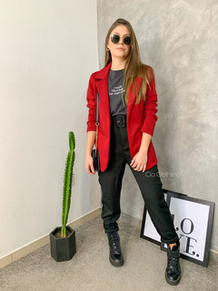 Blazer vermelho - loja online