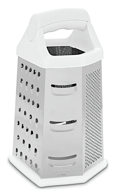 Ralador Vertical Inox 6 Faces 14,5x11,5x23,5 cm RLDR-001BR