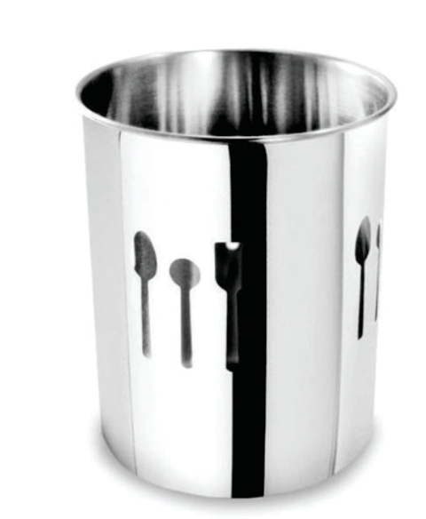 Porta Talheres Viena Inox 10 x 13 cm PTLR-001IN