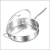 Frigideira Alta Supreme n.28 Inox com Tampa de Vidro 5.3 Litros