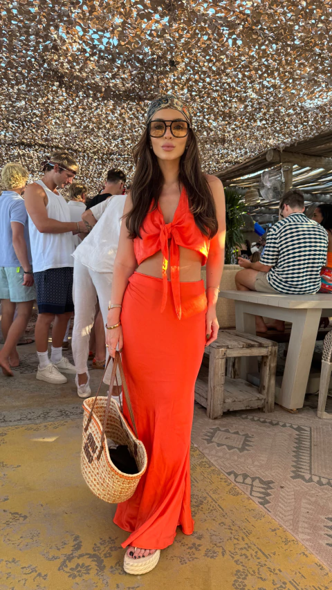 Conjunto sereia - Laranja