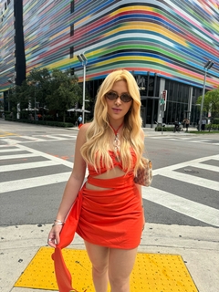 Vestido Billy - Laranja - Lê rose