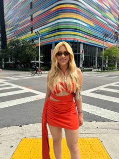 Vestido Billy - Laranja na internet