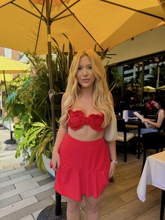 Conjunto Love - Vermelho - Lê rose