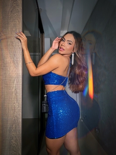 Conjunto arraia paête - azul na internet