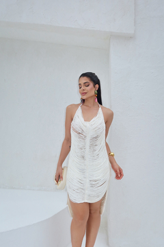 Vestido Lapide - Off - Lê rose