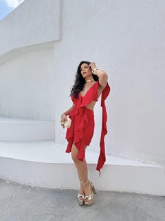 Vestido mexicana - vermelho - comprar online