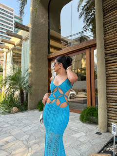 Vestido Paris - Azul - Lê rose