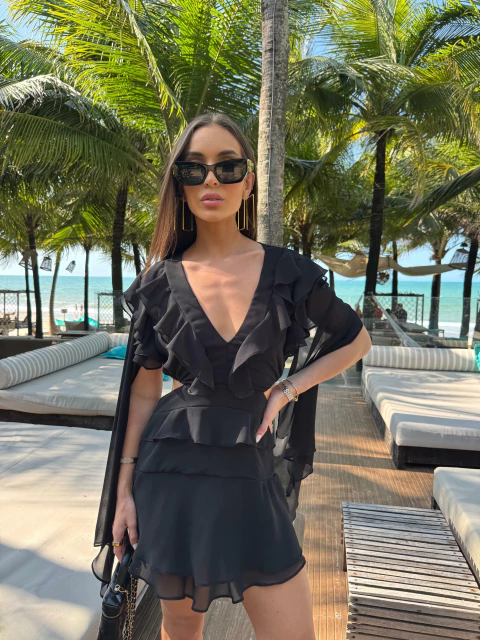 Vestido Lívia - Preto - comprar online