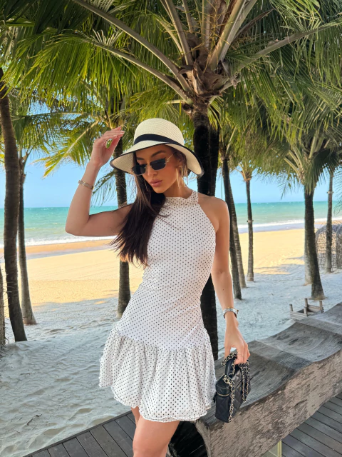 Vestido Clara - Poá - comprar online