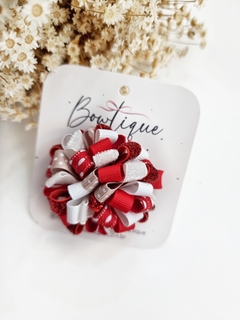 Parzinho pompom de fita