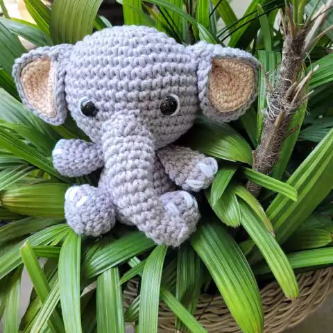 Elefante - Amigurumi