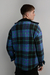Camisaco cuadrille con corderito - comprar online