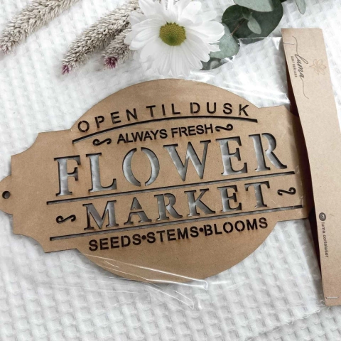 CARTEL VINTAGE FLOWER