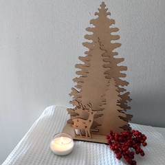 Pino y reno 3d - comprar online