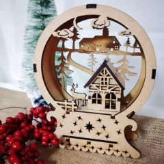 Esfera navidad 3d - comprar online