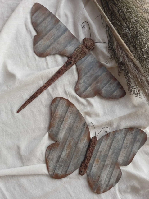 Libélula y Mariposas