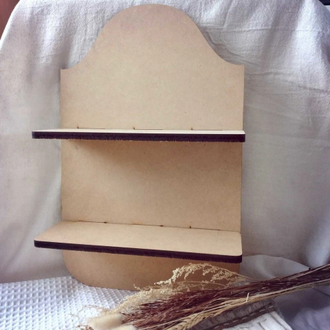 Repisa c/ dos estantes