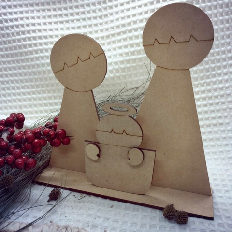 Pesebre Jesus, Maria y Josè