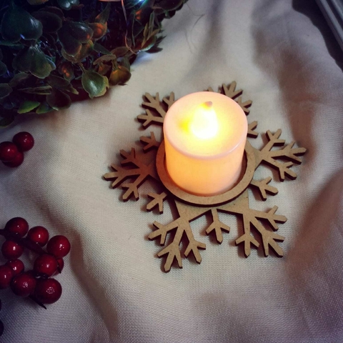 PORTAVELA COPO DE NIEVE