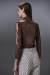 Polera Storia Shiny Caramel - tienda online