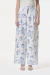 Pantalón Capriccio Stampa Fiori Blu - Neratta