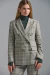 Blazer Notre Dame Cuadrillé Cream - comprar online