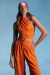 Pantalón Vita Bright Orange (100% Tencel) - tienda online