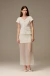 Chaqueta Serenata Off White Satin - tienda online
