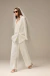 Pantalón Roseto Off White Jacquard - Neratta