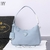 Prada - Bolsa mini com placa de logo (Baby Blue)