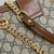 GUCCI - Bolsa GG Supreme Padlock Medium Marrom