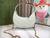 Mini Bolsa Meia Lua - Gucci GG Marmont White - comprar online