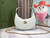 Mini Bolsa Meia Lua - Gucci GG Marmont White