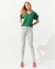 Calça Andreza Chagas Andréa Skinny Botões Baby Blue na internet