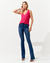 Regata Maria Pavan Tricot Evasê Cereja - comprar online
