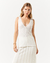 Regata Maria Pavan Tricot Evasê Off White - comprar online