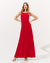Vestido Boutic. Mel Longo Vermelho na internet