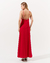 Vestido Boutic. Mel Longo Vermelho - Espaço LD
