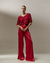 Calça Le Dress Atelier Sandra Pantalona Vermelho - comprar online